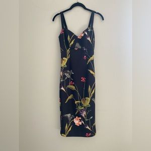 Ted Baker Lisa Oriental Floral Midi Dress - image 1